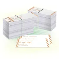 Накладки для упаковки корешков банкнот, комплект 2000 шт., номинал 100 руб., 600530