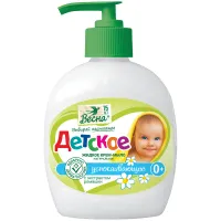 Мыло-крем жидкое 280 мл, ДЕТСКОЕ, "Ромашка", дозатор, 5005