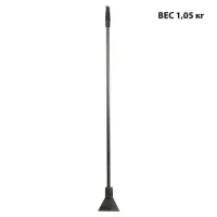 Ледоруб-топор 15 см, ВЕС 1,05 кг, металлическая ручка 135 см, D=25 мм, для уборки льда, наледи, слежавшегося снега, Б-3