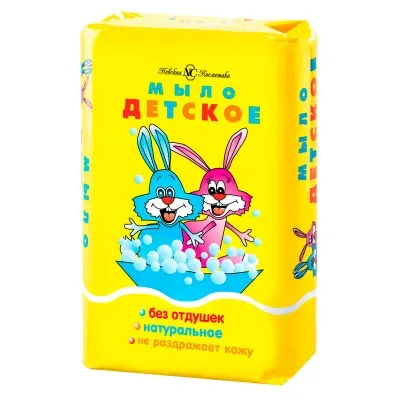 Мыло туалетное 90 г, "Детское" (Невская косметика), 10151