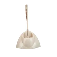 Ершик для унитаза с подставкой, угловой, "Блеск", белый мрамор, IDEA, М 5012