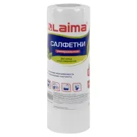 Салфетки универсальные в рулоне 30 шт., 25х30 см, вискоза (спанлейс), 45 г/м2, LAIMA, 601565