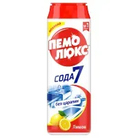 Средство чистящее Пемолюкс "Сода 7. Лимон", порошок, 480г