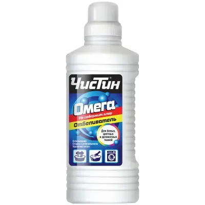 Средство для отбеливания и чистки тканей 950 г, "Белизна" ЧИСТИН "Омега", не содержит хлор, 24351