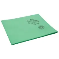 Салфетка микроволоконная VILEDA "МикронКвик", КОМПЛЕКТ 5 шт., микроволокно, зеленые, 38х40 см, 170637