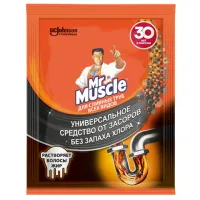 Средство для прочистки канализационных труб в гранулах 70 г, МИСТЕР МУСКУЛ, 359548