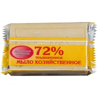 Мыло хозяйственное 72%, 200 г (Меридиан) "Традиционное", в упаковке, МИНПРОМТОРГ