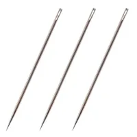 Иглы для прошивки документов (цыганские), КОМПЛЕКТ 3 шт., длина 80 мм, диаметр 1,8 мм, блистер, STAFF, 602464