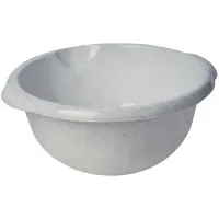 Таз пластмассовый Idea, круглый, цвет мраморный, 10л