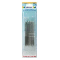 Иглы для прошивки документов (игла цыганская), комплект 10 шт., размер 10 см, блистер, N-215