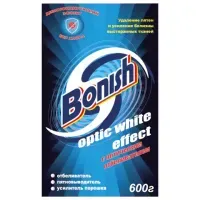 Средство для удаления пятен 600 г, BONISH (Бониш) "Optic white effect", без хлора