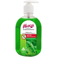 Мыло жидкое дезинфицирующее 500 мл, НИКА "Свежесть", антибактериальное, дозатор