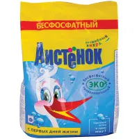 Стиральный порошок для всех типов стирки 2,4 кг, АИСТЁНОК "Волшебный вихрь", бесфосфатный, 4301010014