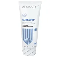 Крем защитный, 100 мл, АРМАКОН "СЕРВОЛИН", гидрофильный, от нефтепродуктов, смазочно-охлаждающих жидкостей, красок, 1197