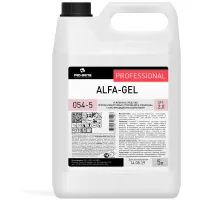 Средство для уборки санитарных помещений 5 л, PRO-BRITE ALFA-GEL, кислотное, концентрат, гель, 054-5
