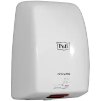 Сушилка для рук PUFF-8815, 1000 Вт, пластик, белая, 1401.375