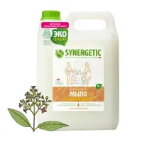 Мыло жидкое 5 л SYNERGETIC "Миндальное молочко", гипоаллергенное, биоразлагаемое, 105506