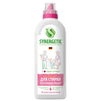 Гель для стирки универсальный 1 л SYNERGETIC ГИПОАЛЕРГЕННЫЙ, биоразлагаемый, 109100