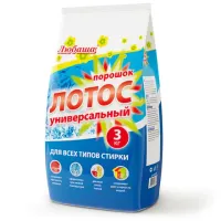 Стиральный порошок для всех типов стирки 3 кг ЛЮБАША, для всех типов тканей, 605569