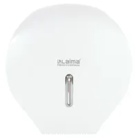 Диспенсер для туалетной бумаги LAIMA PROFESSIONAL BASIC (Система T2), малый, белый, ABS-пластик, 606682