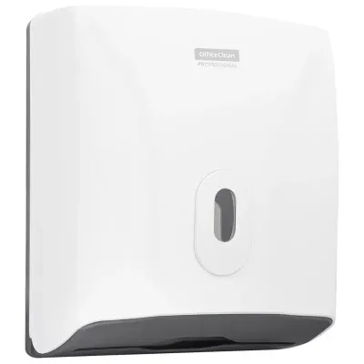 Диспенсер для полотенец ULTRA LAIMA PROFESSIONAL (Система H3), V-сложения, белый, ABS-пластик, 606834