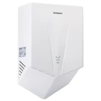 Сушилка для рук ВЫСОКОСКОРОСТНАЯ SONNEN K2022B, 1300 Вт, 150 м/с, IPX1, 72 дБ, белая, пластиковый корпус, 607192