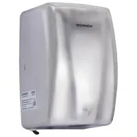 Сушилка для рук ВЫСОКОСКОРОСТНАЯ АНТИВАНДАЛЬНАЯ SONNEN K2020, 1000 Вт, 100 м/с, IPX3, 72 дБ, нержавеющая сталь, 607193