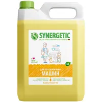 Средство для мытья посуды в посудомоечных машинах 5 л, SYNERGETIC, биоразлагаемое, ЭКО, 95