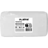 Полотно ВАФЕЛЬНОЕ, Узбекистан, отбеленное, рулон 0,45х50 м, плотность 200 (±10) г/м2, в пакете, LAIMA, 607528