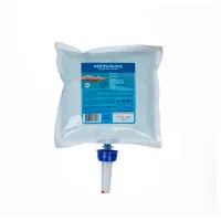 Картридж с жидким мылом одноразовый (Система S2) "Нейтральное", синее, 0,475 л, KEMAN, 100024-0475