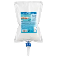 Картридж с жидким крем-мылом одноразовый (Система S1) "Перламутровое", белое, 1 л, KEMAN, 100024-S1000