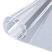 Коврик-подкладка, скатерть ПВХ прозрачная, гибкое/мягкое стекло, 100х60 см, 0,5 мм, DASWERK (ДАСВЕРК), 607874