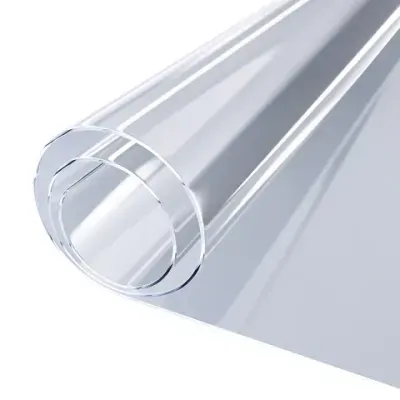 Коврик-подкладка, скатерть ПВХ прозрачная, гибкое/мягкое стекло, 120х75 см, 0,5 мм, DASWERK (ДАСВЕРК), 607876