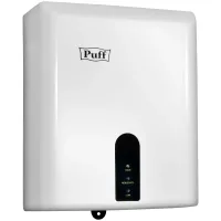 Сушилка для рук PUFF-8810, 1200 Вт, пластик, белая, 1401.376