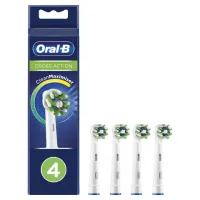Насадки для электрической зубной щетки КОМПЛЕКТ 4 шт. ORAL-B (Орал-би) Cross Action EB50RX, 80348194
