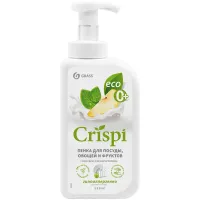 Средство для мытья посуды, овощей, фруктов эко-пенка 550 мл, CRISPI by GRASS "Груша и базилик", 14254, 125455