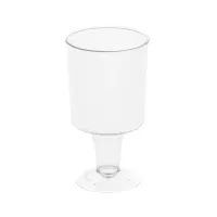 Рюмка одноразовая 50 мл пластиковая прозрачная, "Кристалл", ВЗЛП, 1001П