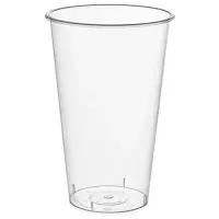 Стакан одноразовый 500 мл, пластиковый, матовый, Bubble Cup, СВЕРХПЛОТНЫЙ, ВЗЛП, 1021П