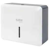 Диспенсер для полотенец LAIMA PROFESSIONAL SUPER (Система H2), Z-сложения, ABS-пластик, белый, 609505