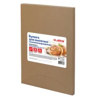 Бумага для выпечки силиконизированная в листах 40х60 см КОМПЛЕКТ 500 штук, цвет белый, LAIMA, CH, 609591