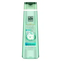 Шампунь-бальзам 2 в 1, 400 мл, ЧИСТАЯ ЛИНИЯ "Хлопковое молочко", мицеллярный