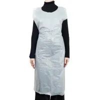 Фартуки полиэтиленовые, КОМПЛЕКТ 100 шт., одноразовые, ЭКСТРА, 81х125 см, 15 мкм, ELEGREEN, ФКб-Пэ81/125Эк