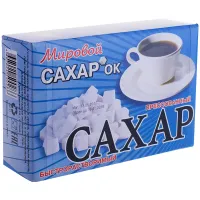 Сахар-рафинад 1 кг (336 кусочков, размер 12х14х15 мм), 500286
