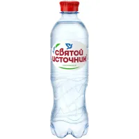 Вода ГАЗИРОВАННАЯ питьевая СВЯТОЙ ИСТОЧНИК 0,5 л