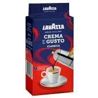 Кофе молотый LAVAZZA "Crema E Gusto" 250 г, ИТАЛИЯ, 3876