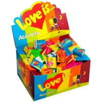 Жевательная резинка LOVE IS ассорти вкусов, 4,2 г, 47149