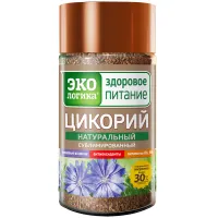 Цикорий ЭКОЛОГИКА Здоровое Питание "Классический" сублимированный 85 г, стеклянная банка