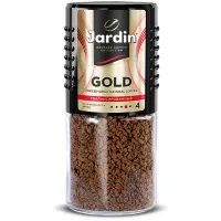 Кофе растворимый JARDIN "Gold" 190 г, стеклянная банка, сублимированный, 1667-06