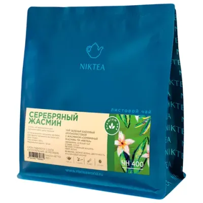 Чай листовой NIKTEA "Серебряный жасмин" зеленый 250 г, TNIKTE-L00005