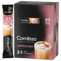 Кофе растворимый порционный COFFESSO "3 в 1 Cappuccino", пакетик 14 г, 102905